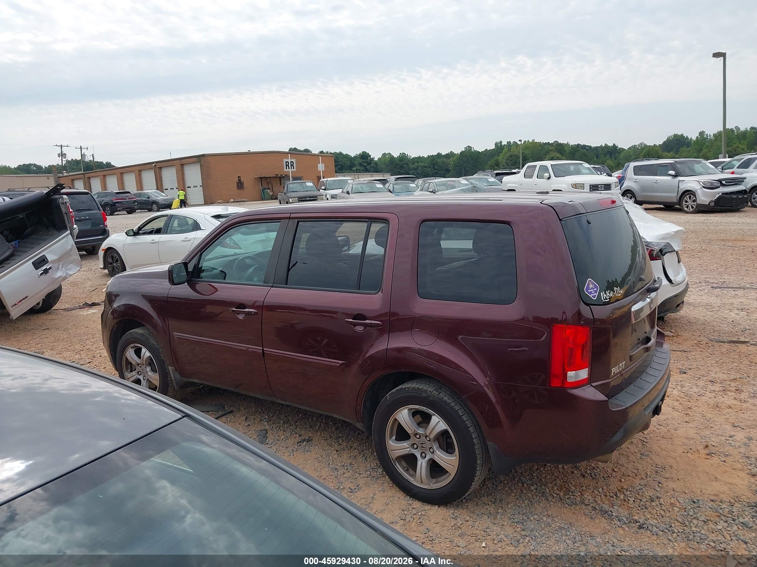 2012 HONDA PILOT EX-L