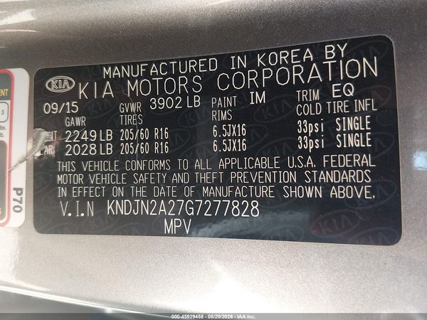 2016 KIA SOUL Plus