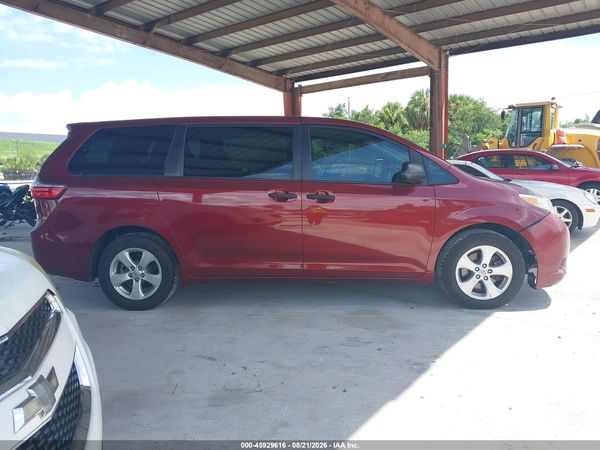 2016 TOYOTA SIENNA L 7 PASSENGER