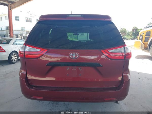 2016 TOYOTA SIENNA L 7 PASSENGER