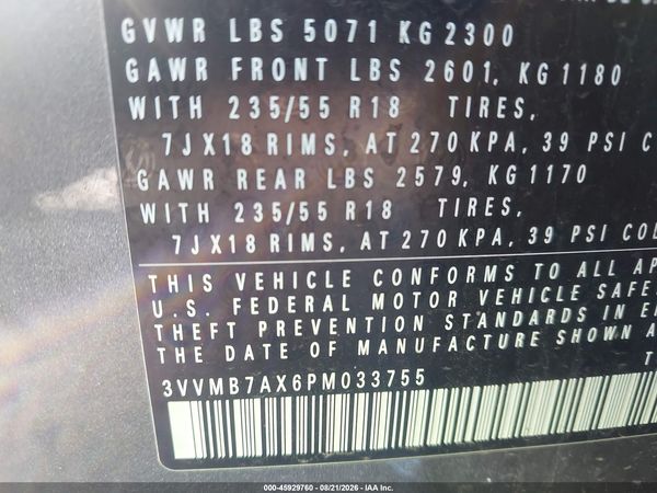 2023 VOLKSWAGEN TIGUAN 2.0T SE — I9