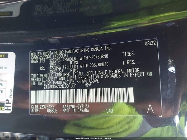 2022 LEXUS NX 250 350 Base