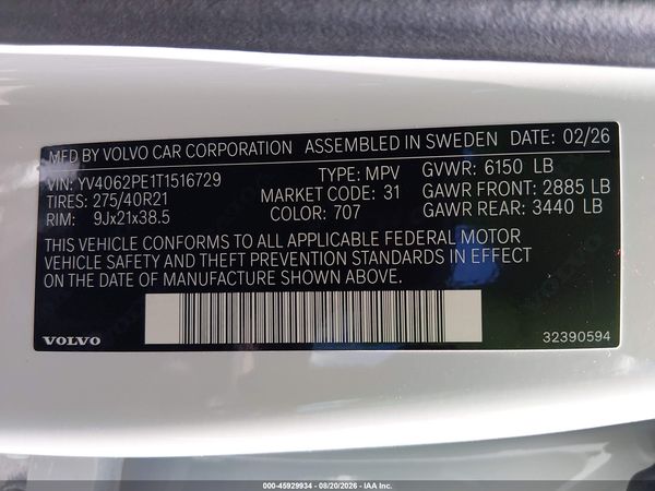 2026 VOLVO XC90