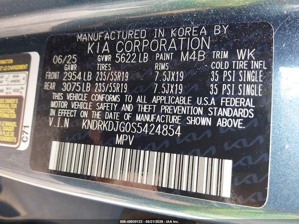 2025 KIA SORENTO HYBRID SX PRESTIGE