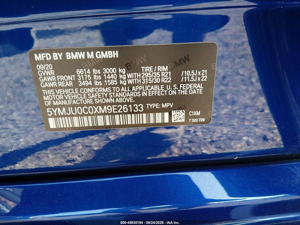 2021 BMW X5 M X5 M/M Competition