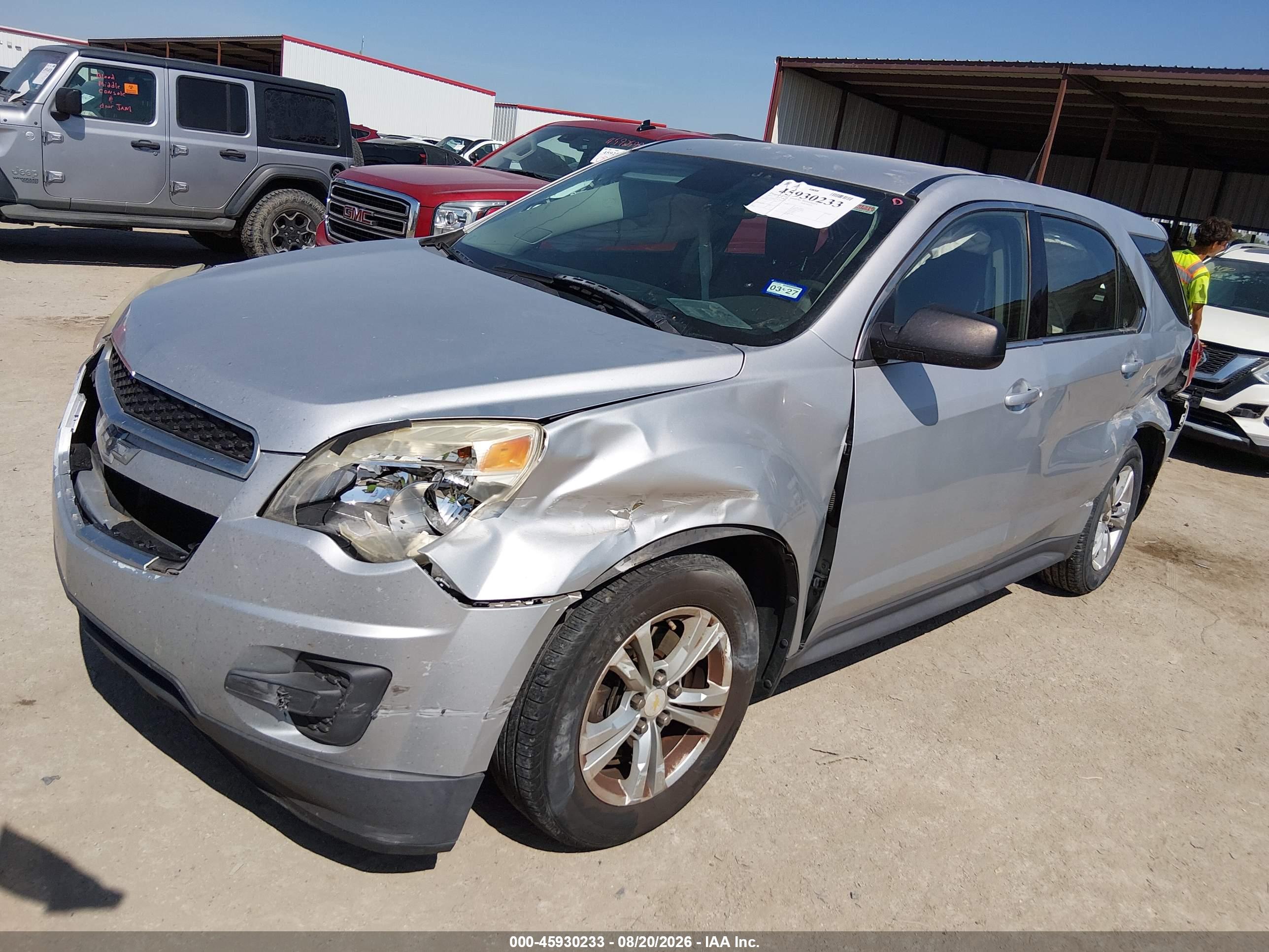 2013 CHEVROLET EQUINOX LS — I2