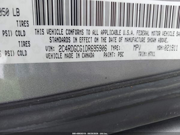 2013 DODGE GRAND CARAVAN SXT