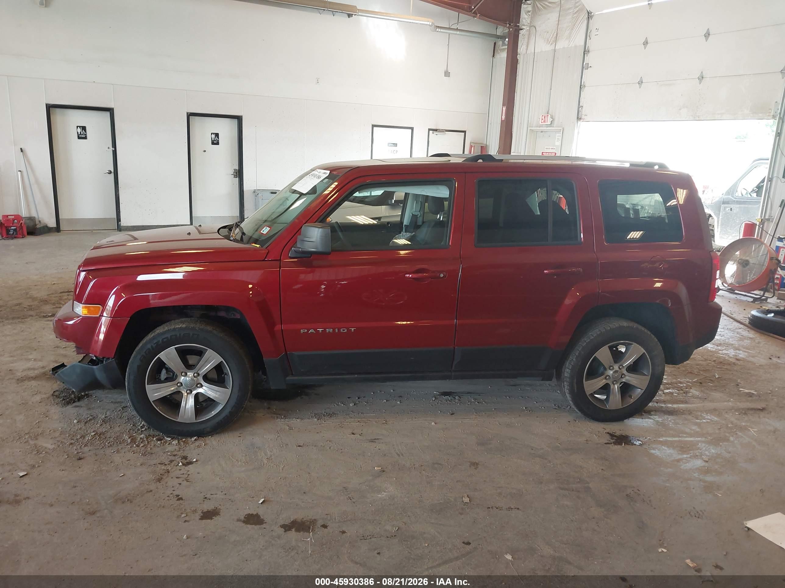 2016 JEEP PATRIOT HIGH ALTITUDE EDITION