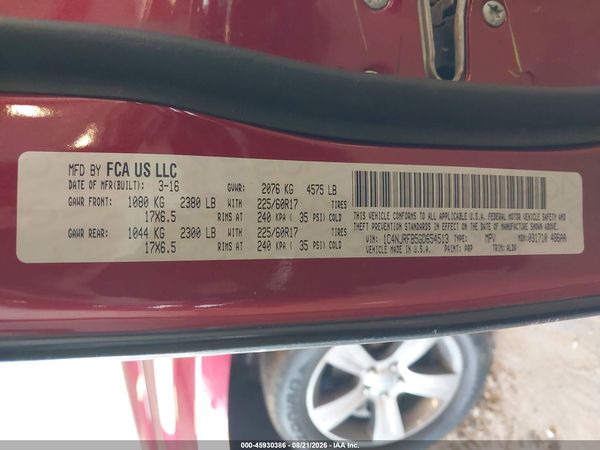 2016 JEEP PATRIOT HIGH ALTITUDE EDITION