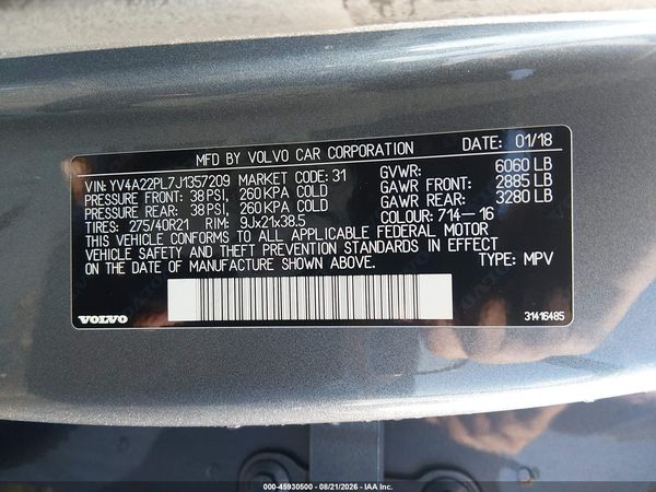 2018 VOLVO XC90 T6 INSCRIPTION