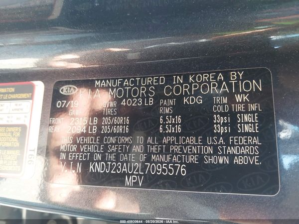 2020 KIA SOUL LX