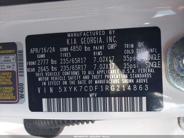 2024 KIA SPORTAGE X-PRO PRESTIGE