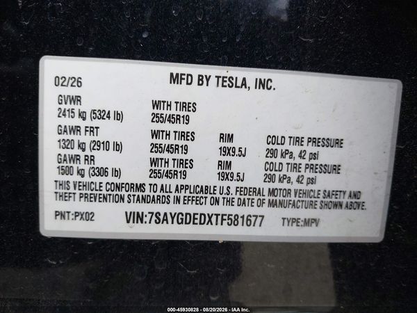 2026 TESLA MODEL Y PREMIUM/REAR-WHEEL DRIVE