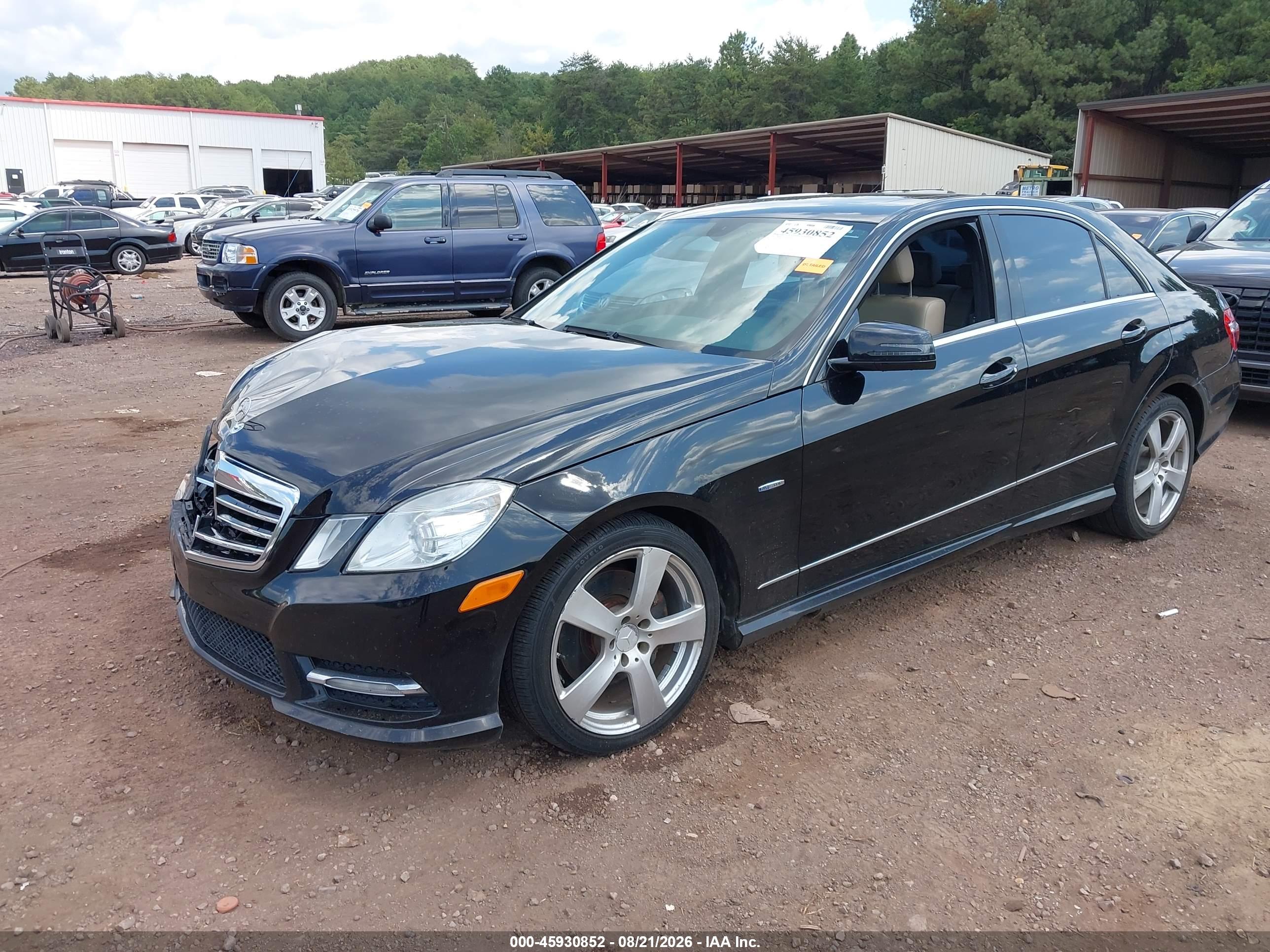2012 MERCEDES-BENZ E 350 4MATIC — I2