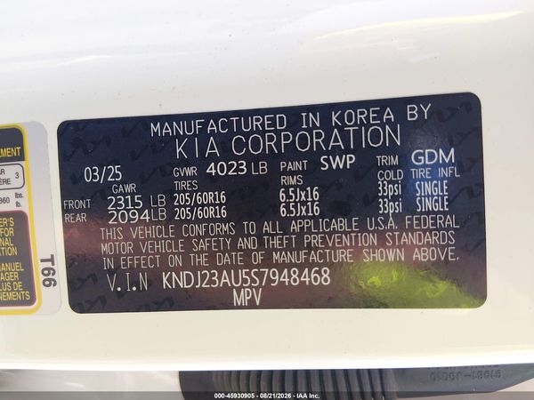 2025 KIA SOUL LX