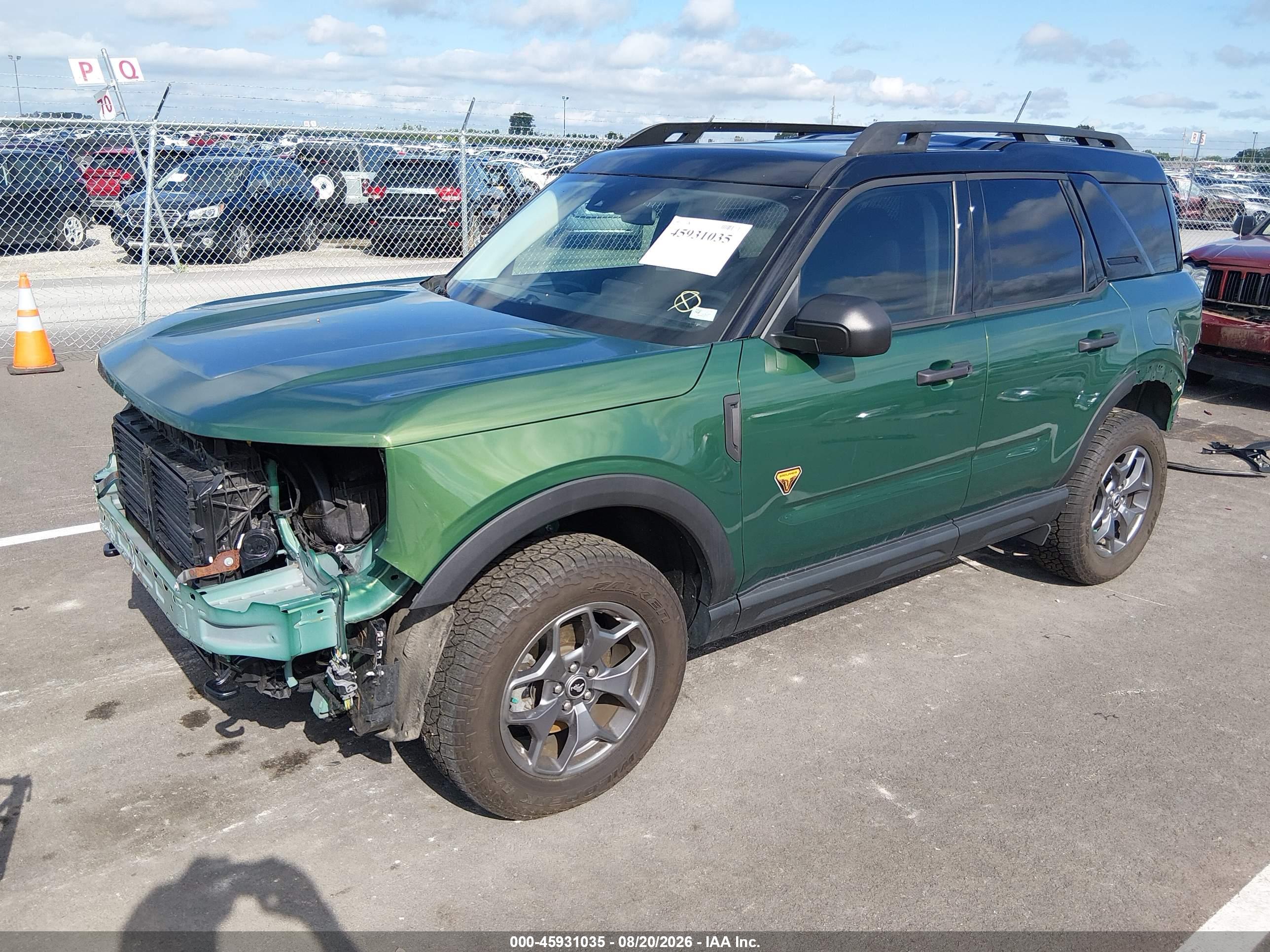 2024 FORD BRONCO SPORT BADLANDS — I2