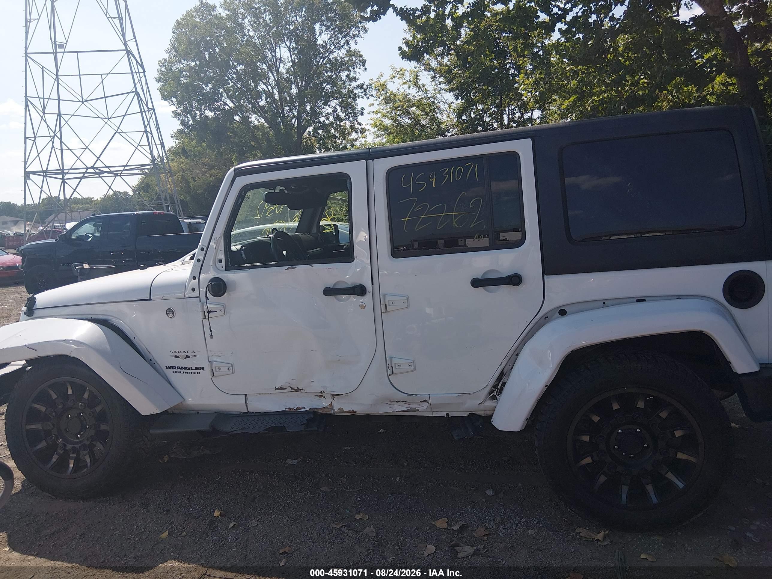 2016 JEEP WRANGLER UNLIMITED SAHARA
