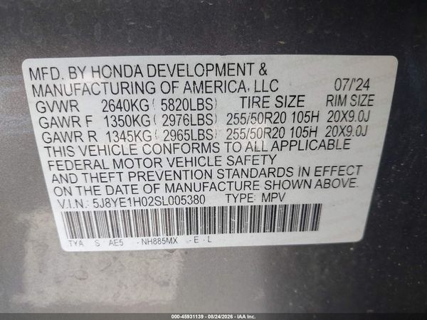 2025 ACURA MDX A-SPEC — I9