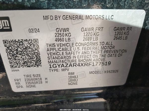 2024 CADILLAC XT4 FWD LUXURY