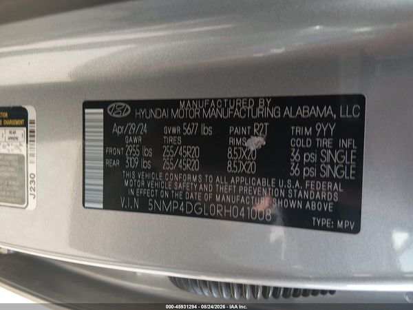 2024 HYUNDAI SANTA FE LIMITED