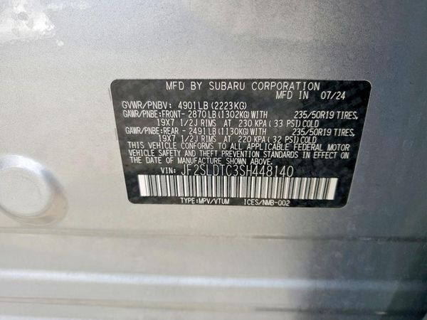 2025 SUBARU FORESTER Touring