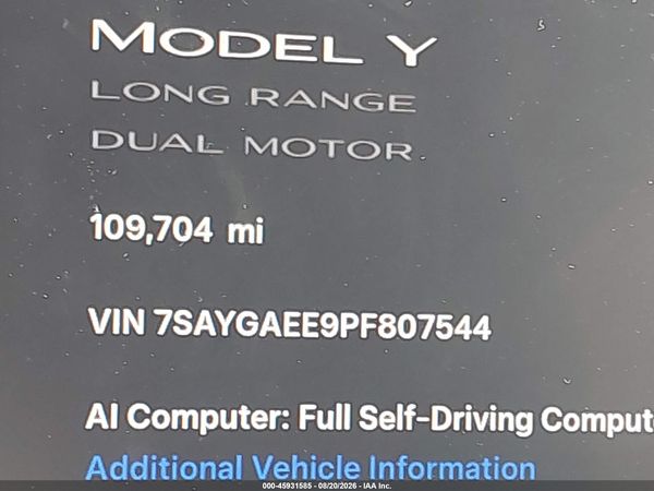 2023 TESLA MODEL Y