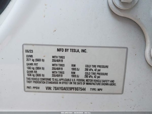 2023 TESLA MODEL Y