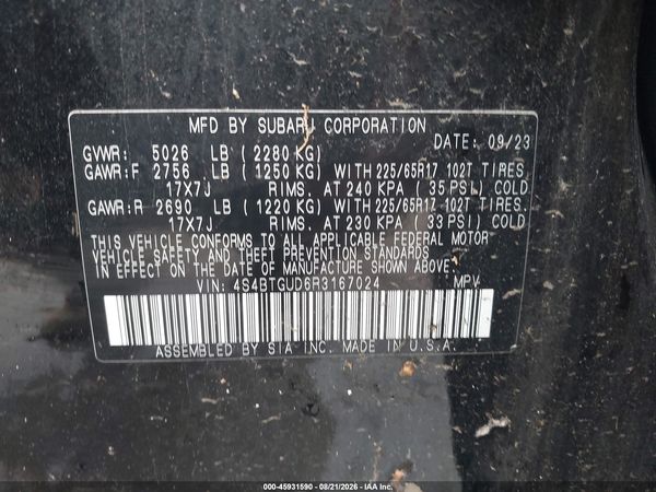 2024 SUBARU OUTBACK WILDERNESS — I9