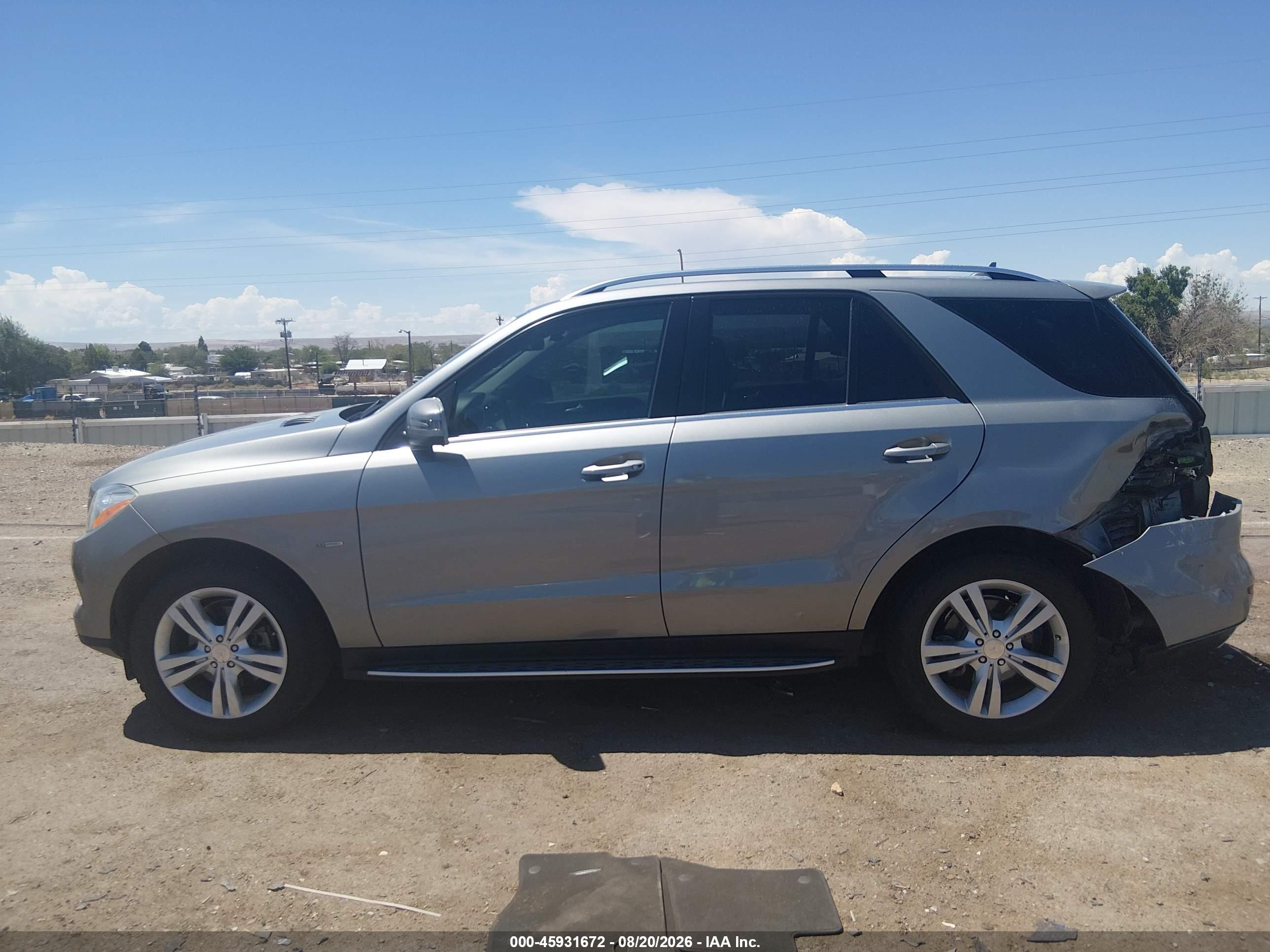 2012 MERCEDES-BENZ ML 350 4MATIC