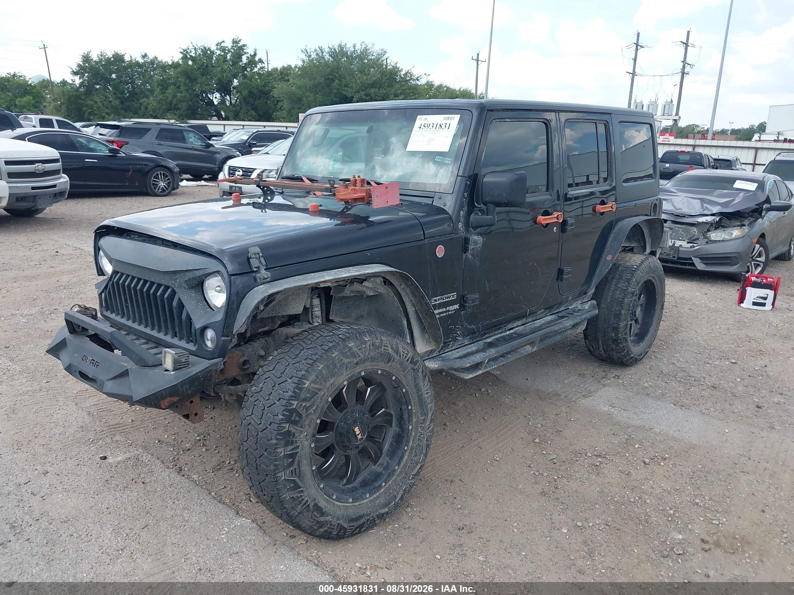 2018 JEEP WRANGLER JK UNLIMITED SPORT 4X4 — I2