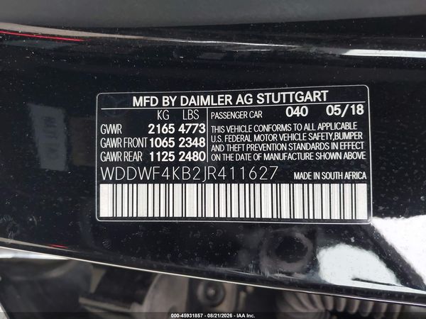 2018 MERCEDES-BENZ C 300 4MATIC