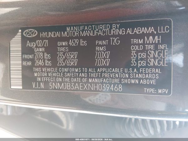 2022 HYUNDAI TUCSON SEL