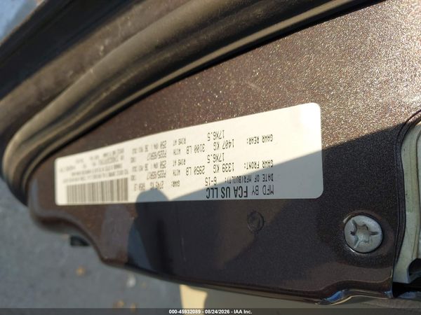2015 DODGE GRAND CARAVAN SXT — I9