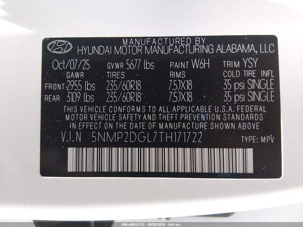2026 HYUNDAI SANTA FE SEL