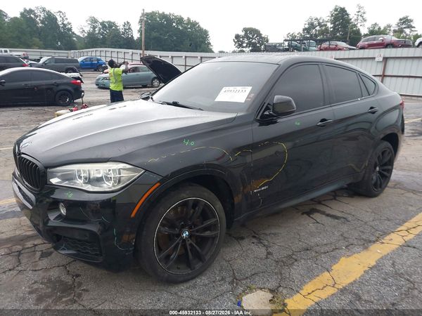 2018 BMW X6 XDRIVE50I — I6