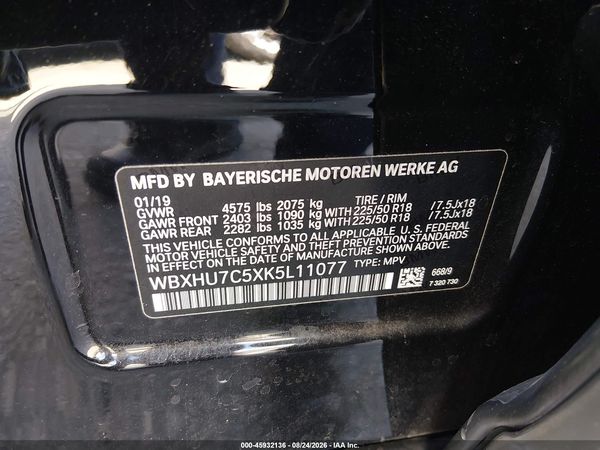 2019 BMW X1 SDRIVE28I