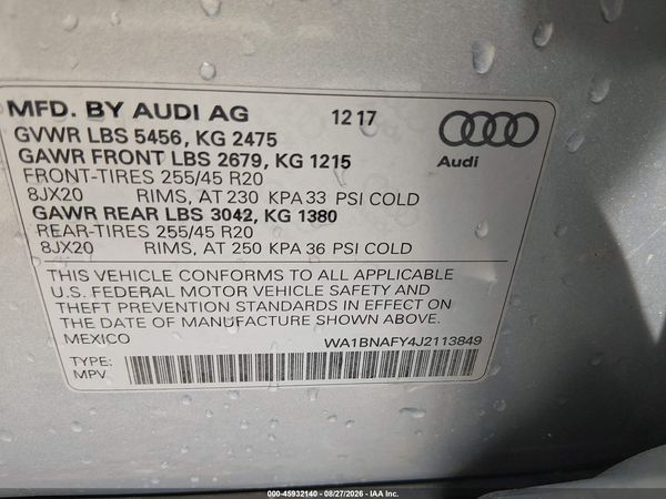 2018 AUDI Q5