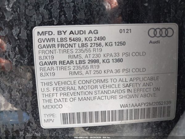 2021 AUDI Q5