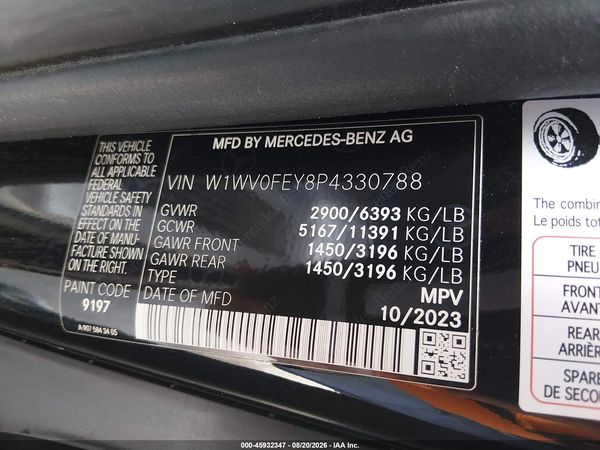 2023 MERCEDES-BENZ METRIS 447 (VS20)
