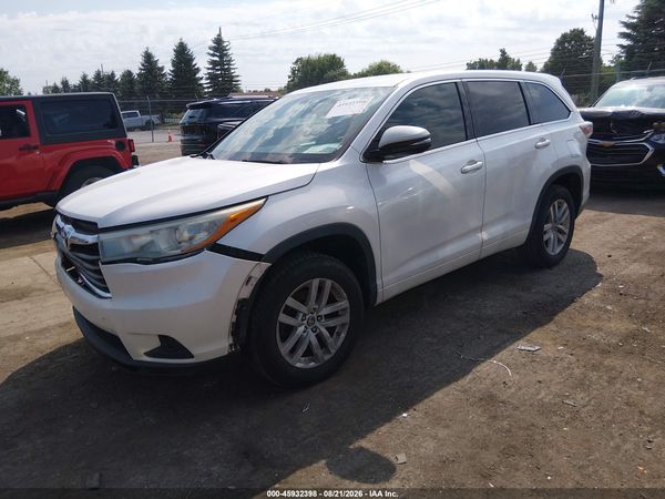 2016 TOYOTA HIGHLANDER LE V6