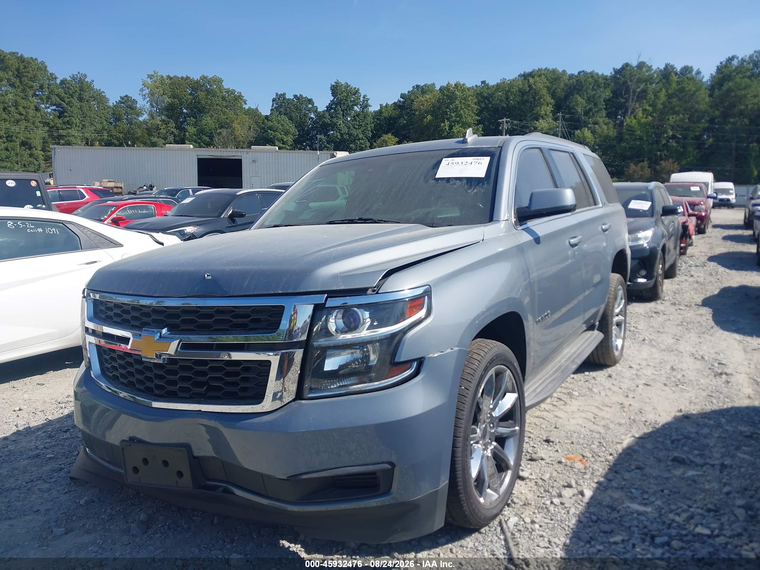 2016 CHEVROLET TAHOE LT — I2