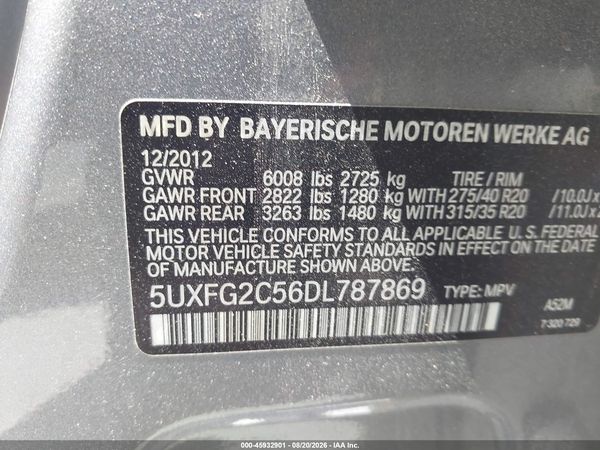 2013 BMW X6 XDRIVE35I