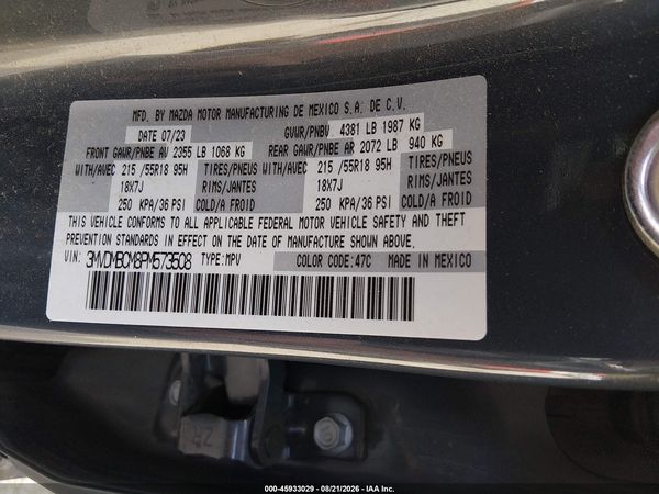 2023 MAZDA CX-30 2.5 S CARBON EDITION — I9