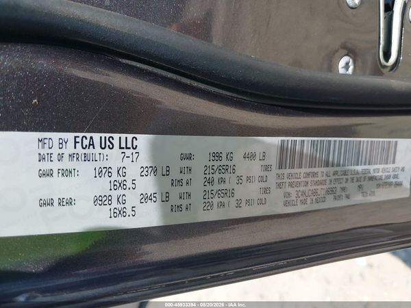 2018 JEEP COMPASS SPORT FWD