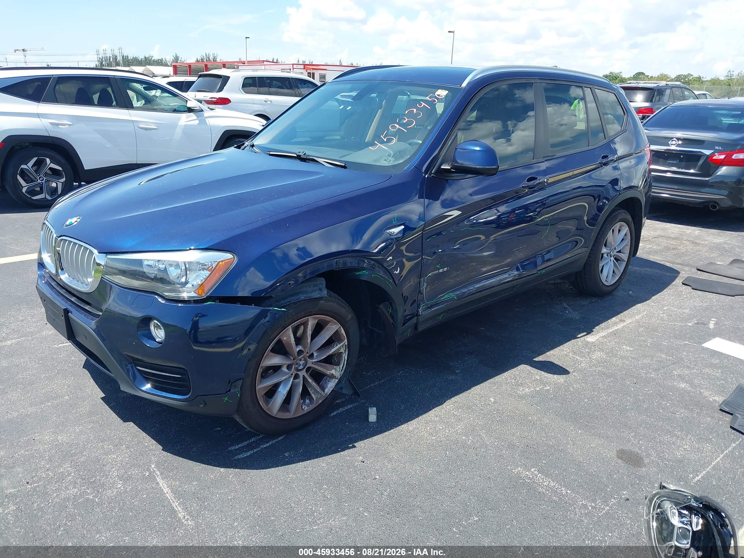 2017 BMW X3 XDRIVE28I — I2