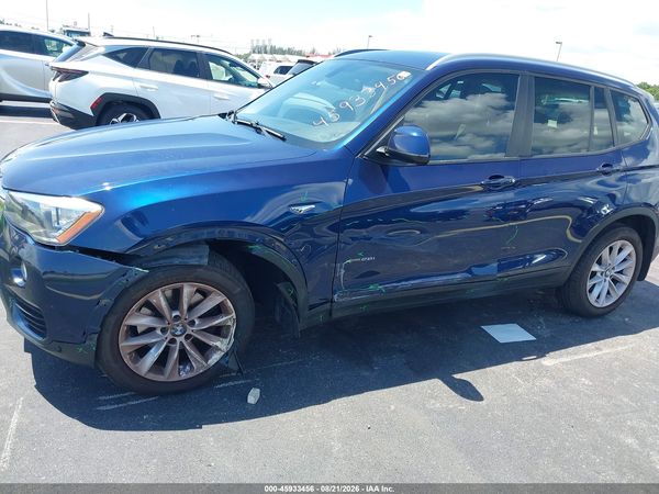 2017 BMW X3 XDRIVE28I — I6