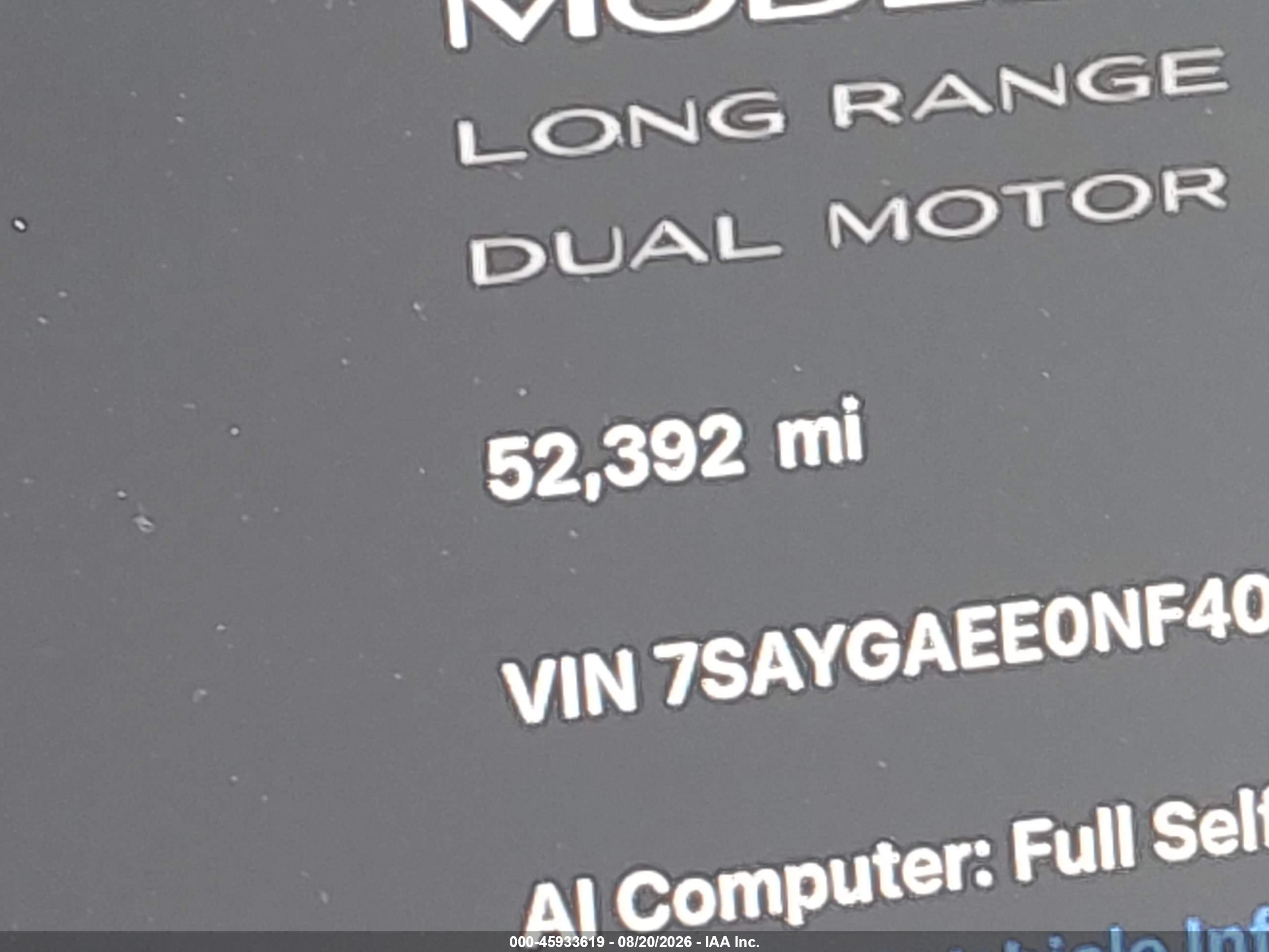 2022 TESLA MODEL Y