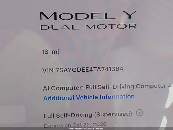 2026 TESLA MODEL Y