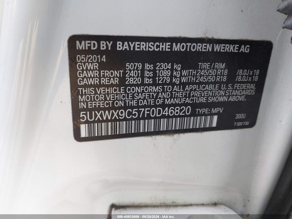 2015 BMW X3 XDRIVE28I