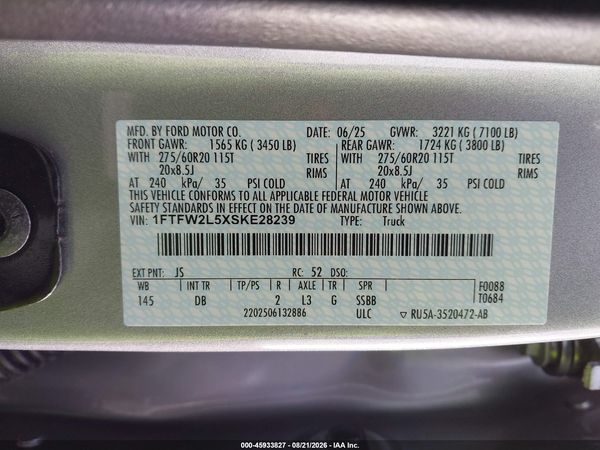 2025 FORD F-150 STX